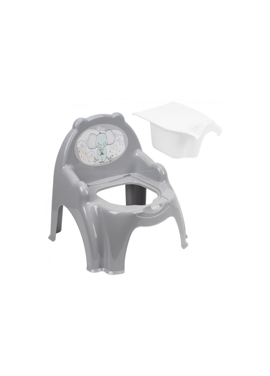 Горщик дитячий зі з'ємним контейнером з кришкою Рожевий (3945034533530) ТехноК (369798565)