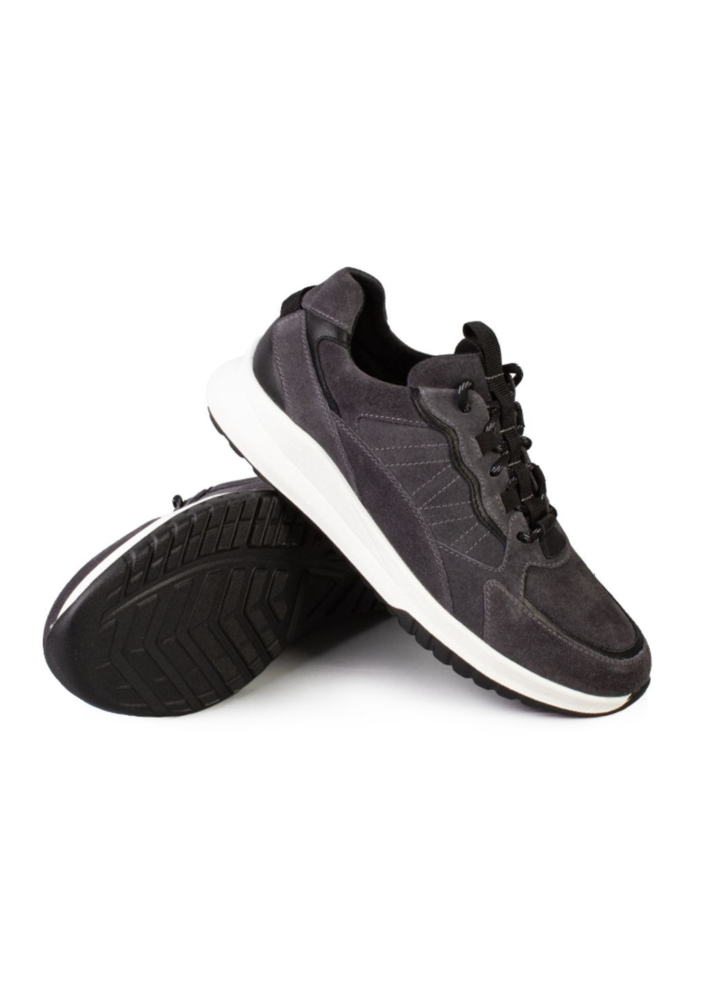 Сірі Осінні кросівки чоловічі бренду 9200449_(2) ModaMilano