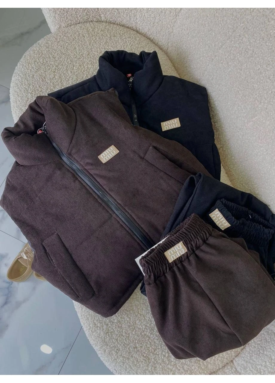 Жіночий костюм з жилеткою No Brand (379940596)