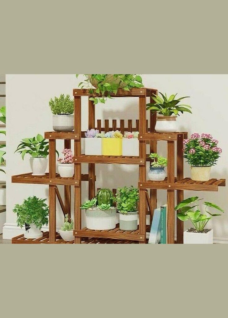 Подставка для цветов из дерева Артуа капучино (ЦВТ-003809) No Brand (328226697)