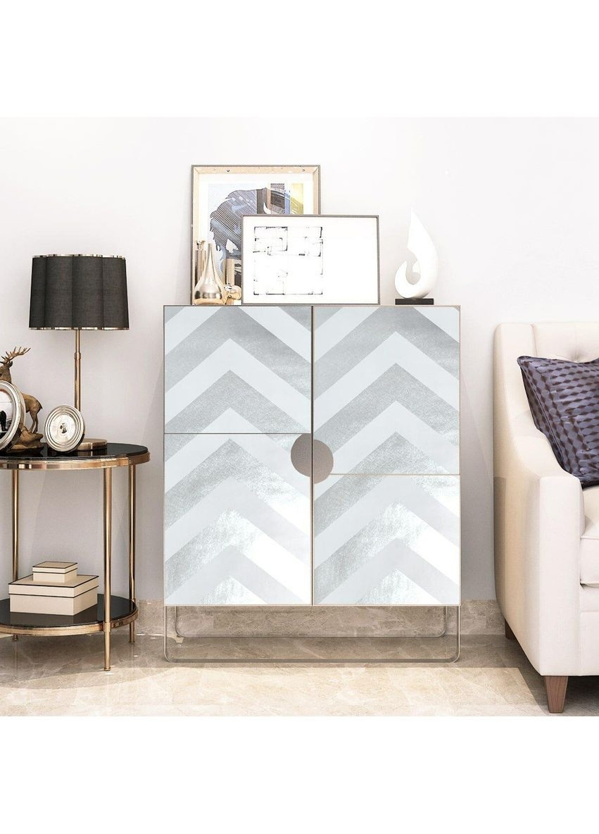 Самоклеюча плівка срібло 0,45х10м (3DPanda-1221) Sticker Wall (323154688)