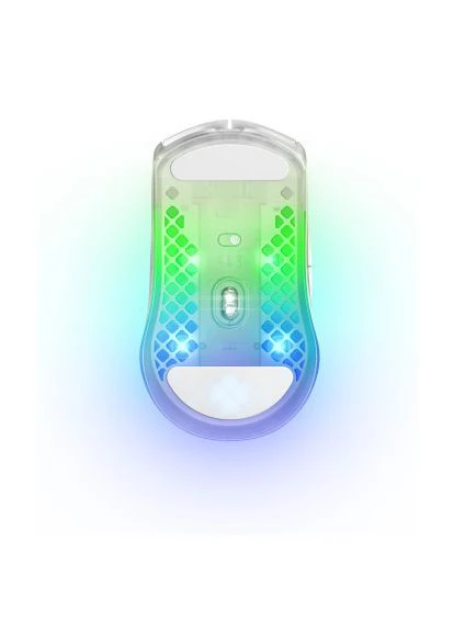 Мышь Aerox 3 Wireless Ghost, RGB, 18000dpi., 6кн., прозрачная SteelSeries (396695659)
