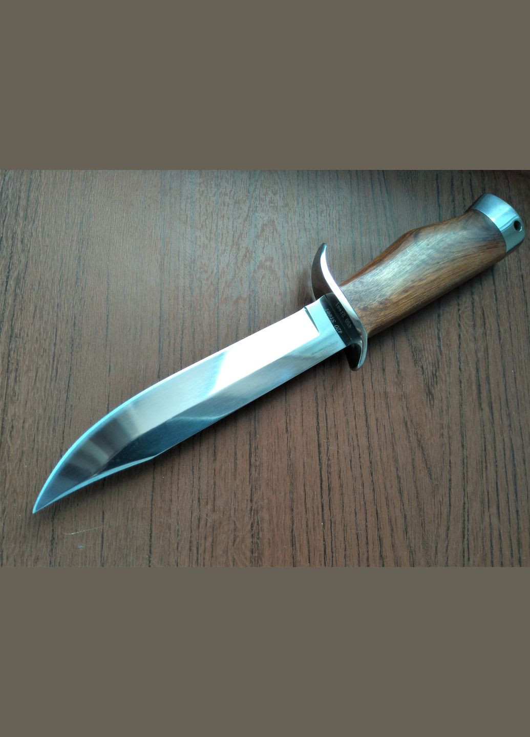 Нож финка тактический в кожаном чехле с удлиненным лезвием и гардой GW 1882-L Grand Way (370770562)