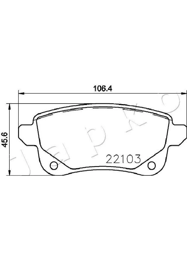 Колодки тормозные задние Renault Clio V (19-), Megane III (08-), Megane IV (15-), Talisman (15-) (510704) Japko (362091769)