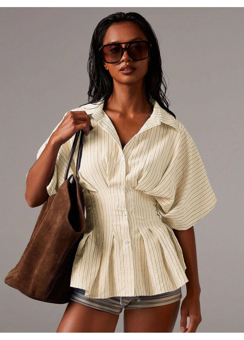 Жовта блуза SHEIN