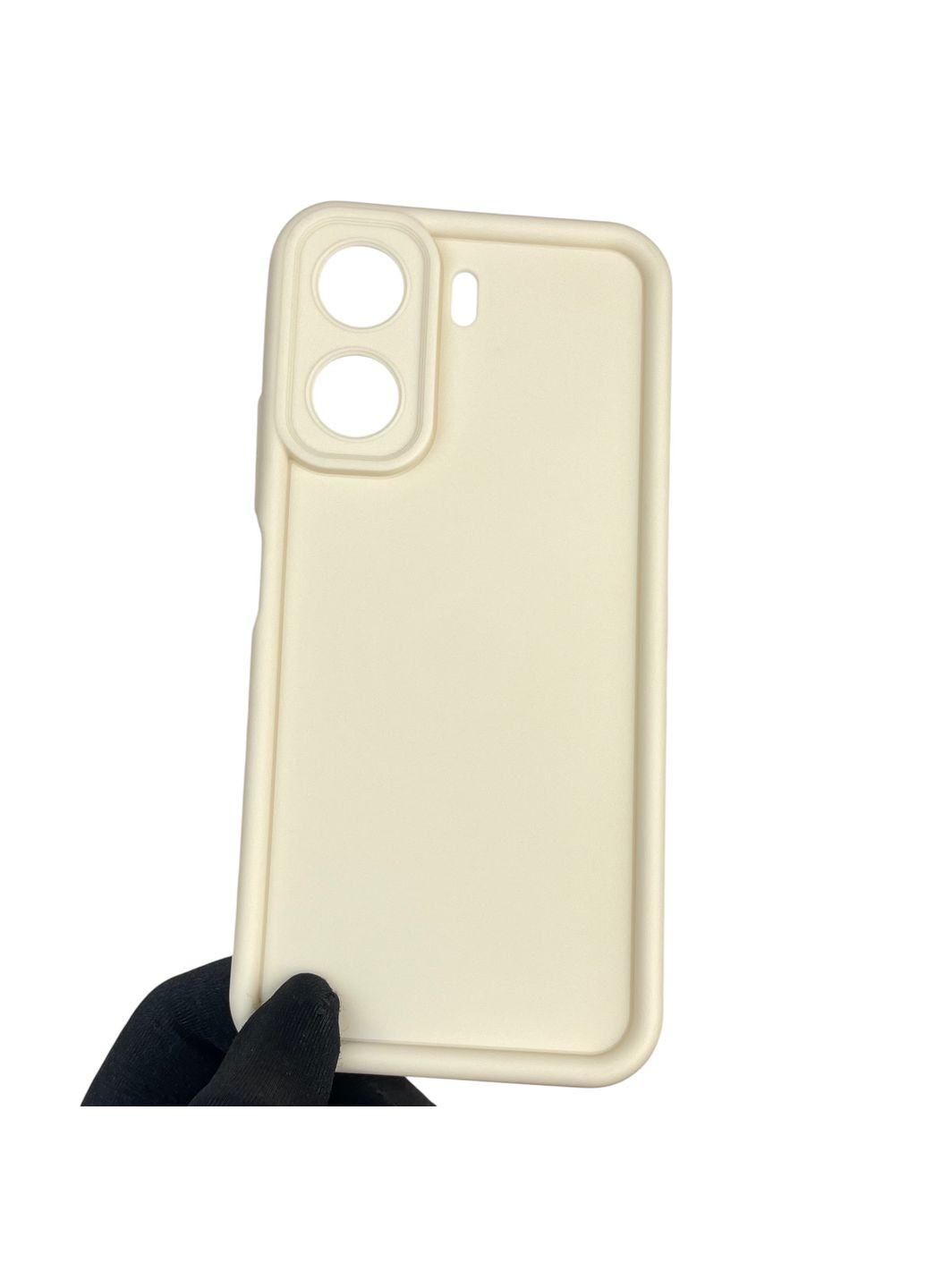 Чохол силіконовий Soft Touch для Redmi 13C молочний (Повний захист камери) Xiaomi (366388772)