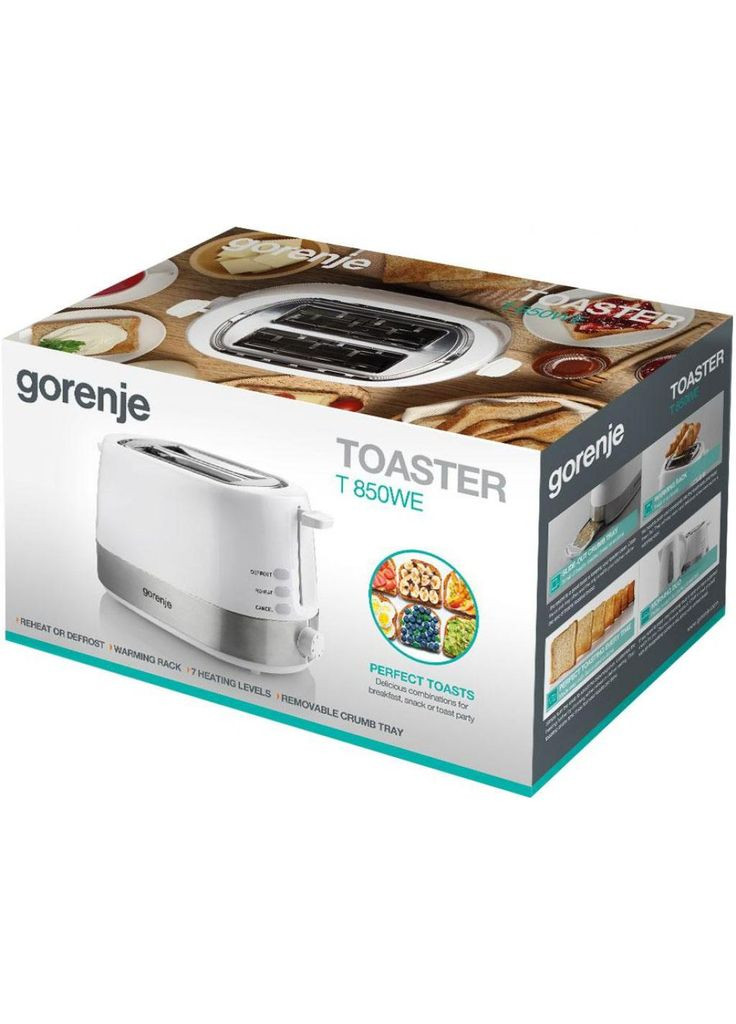 Тостер T850WE Gorenje (302516510)