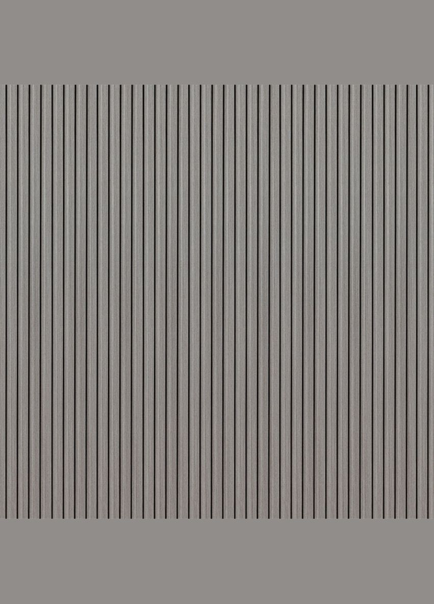 Декоративна рейка WPC стінова сіра 3000*150*9мм (D) SW00001870 Sticker Wall (283619877)