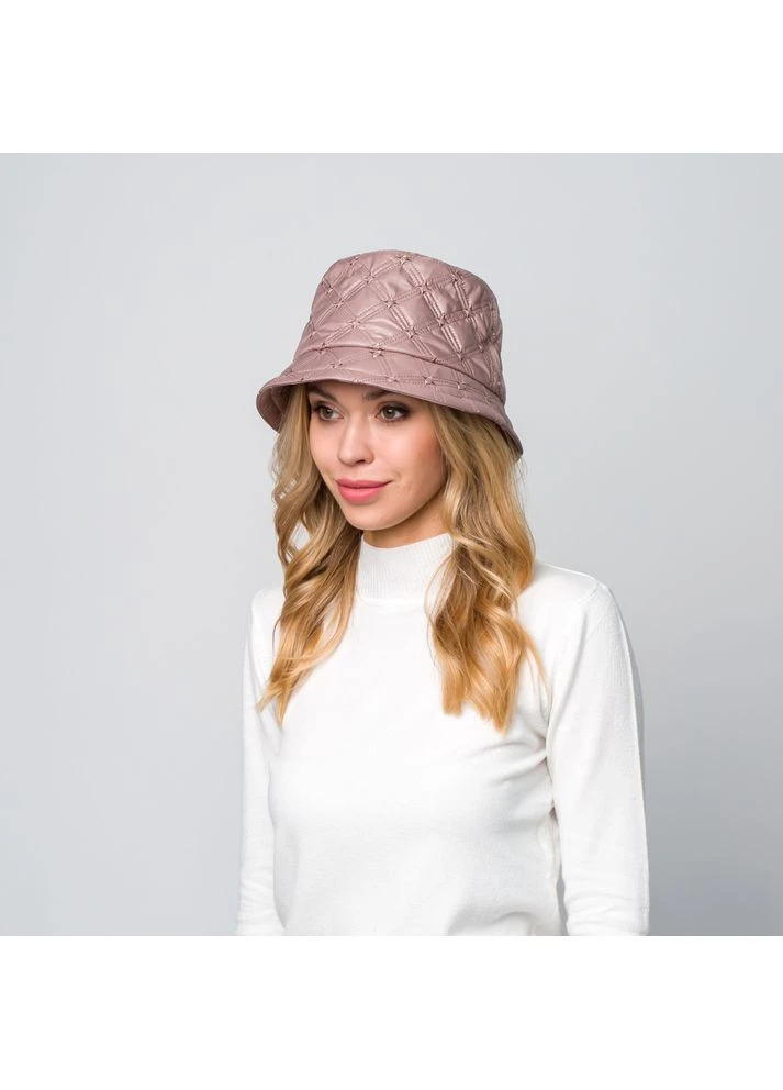 Панама женская односторонняя плащевка бежевая LuckyLOOK 670-113 (322779170)