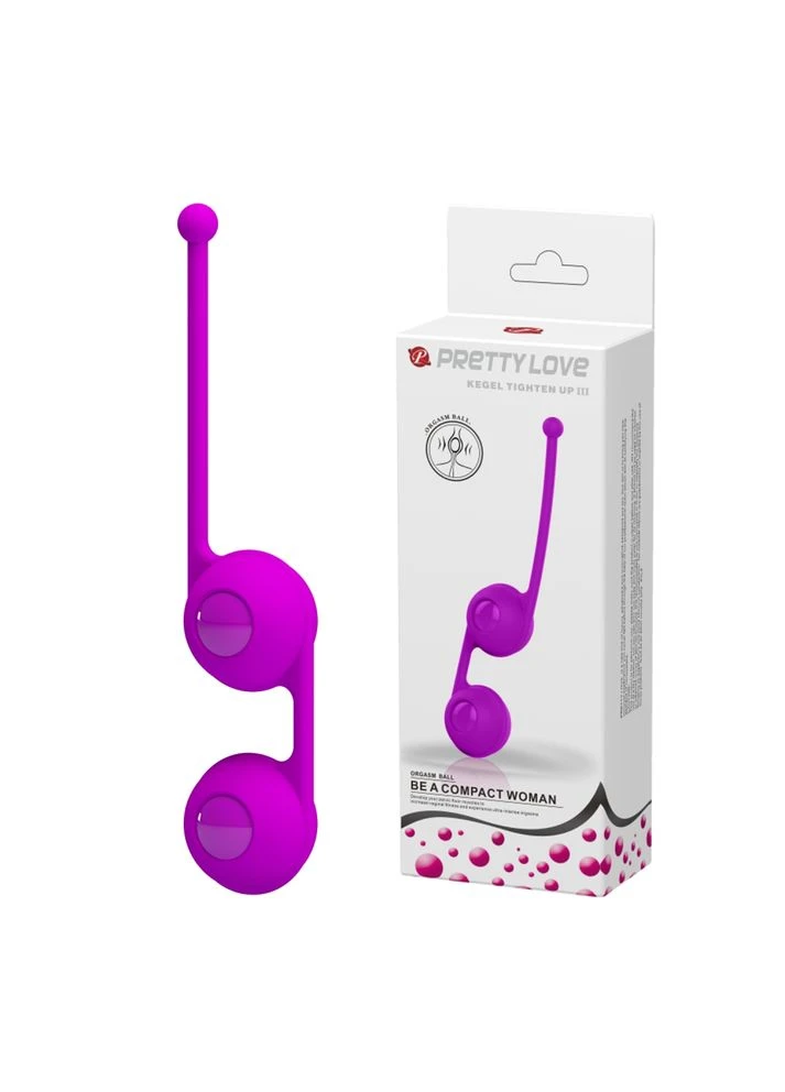 Вагінальні кульки Kegel Tighten Up Purple Pretty Love (402622963)