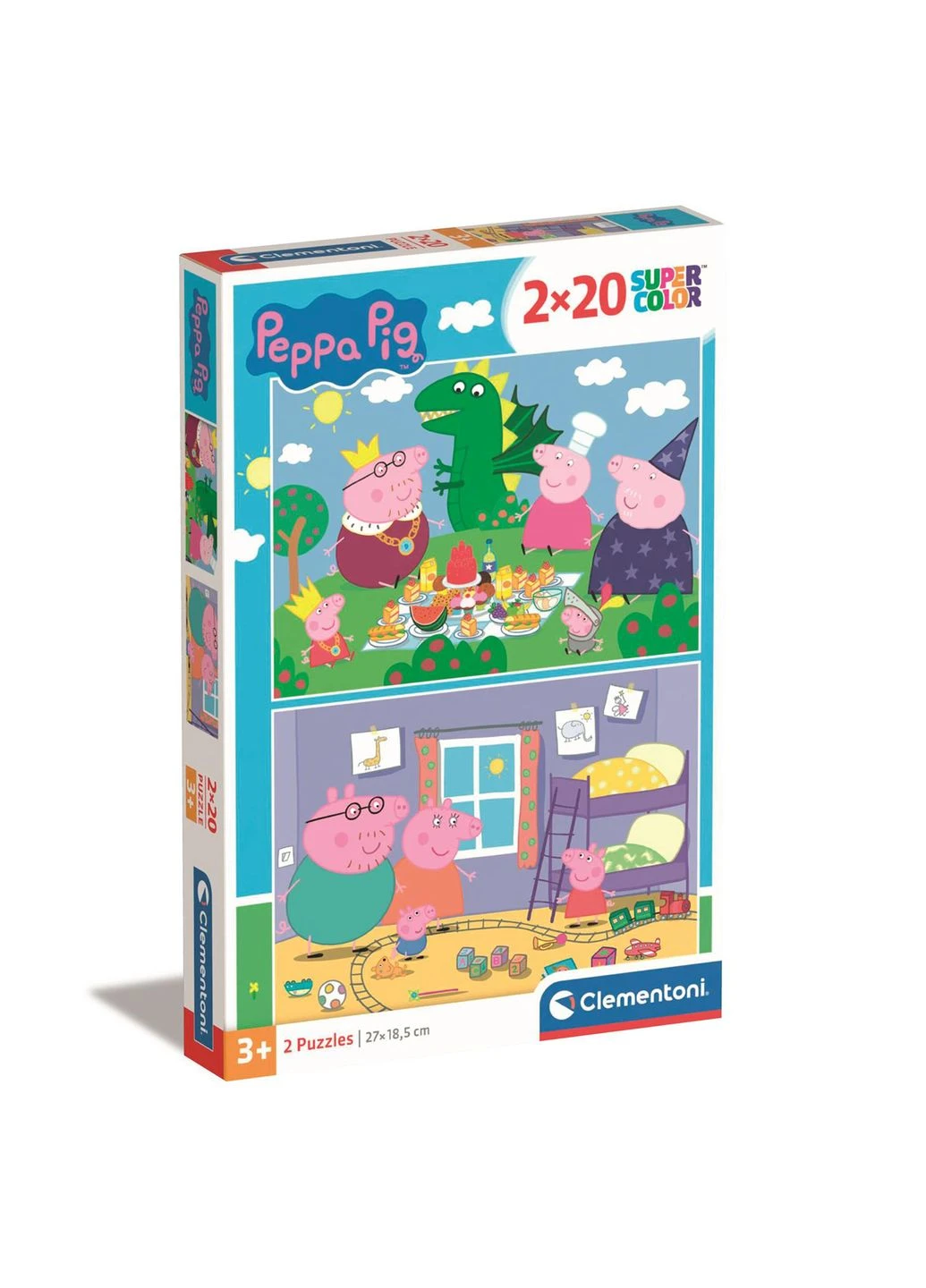 Пазл "Peppa Pig", 2 шт. по 20 елементів (24778) Clementoni (381921844)