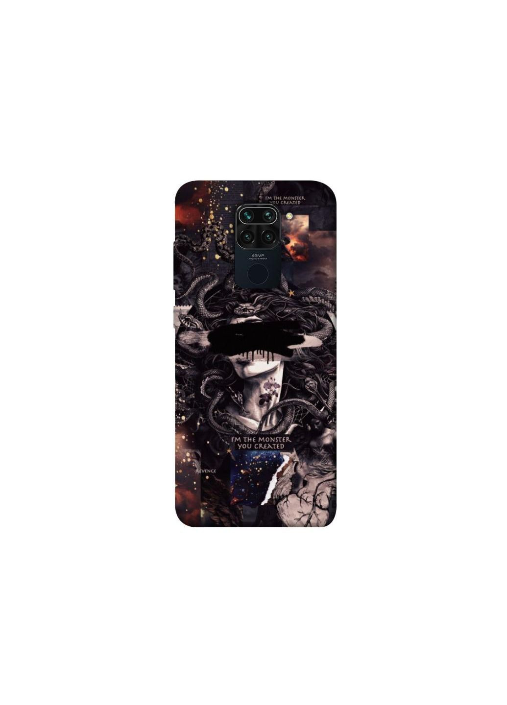 Чехол на Xiaomi Redmi Note 9 / Redmi 10X Monster you created Frontalka (362031678)