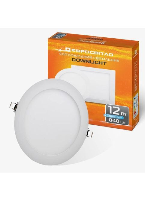 Светильник точечный Євросвітло LED-R-170-12 4200К (354227845)