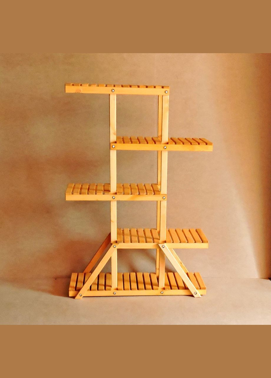 Підставка для квітів з дерева Шаранта каррі (ЦВТ-0302) No Brand (328224935)