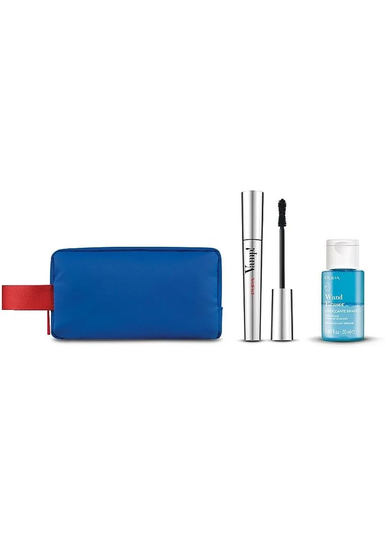 Vamp! Mascara & Wand Eraser - Набір (mascara/9ml + remover/50ml + bag) Vamp! Mascara & Wand Eraser (mascara/9ml + Pupa (379160182)