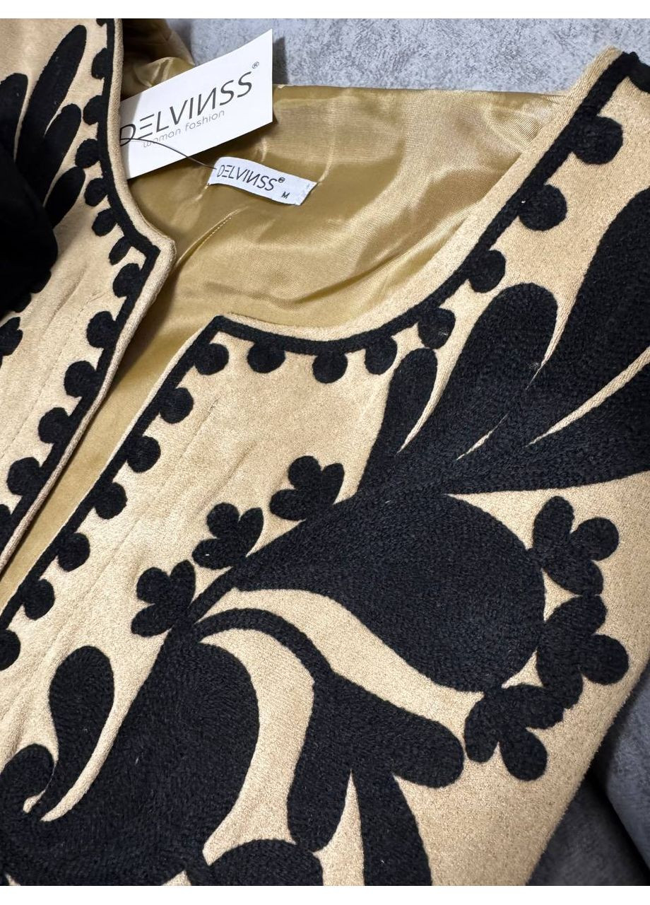 Замшева жилетка декорована вишивкою Delvinss (360953494)