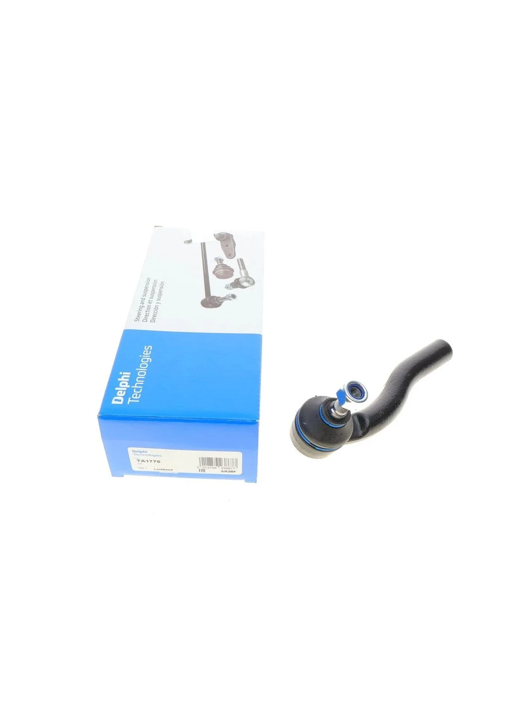 Наконечник рулевой тяги (L) Fiat Doblo 01 TA1770 UA63 Delphi (366191963)