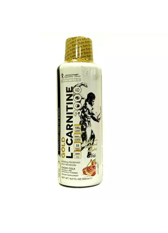 Жироспалювач Gold Line Gold L-Carnitine 3000 mg, 500 мл - Вишнева кола Kevin Levrone (333976412)