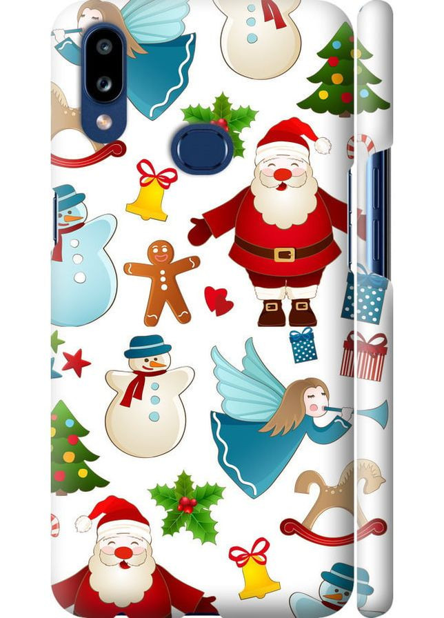 3D пластиковий матовий чохол 'Новорічний 1' для Endorphone Samsung Galaxy A10s A107F (315500581)