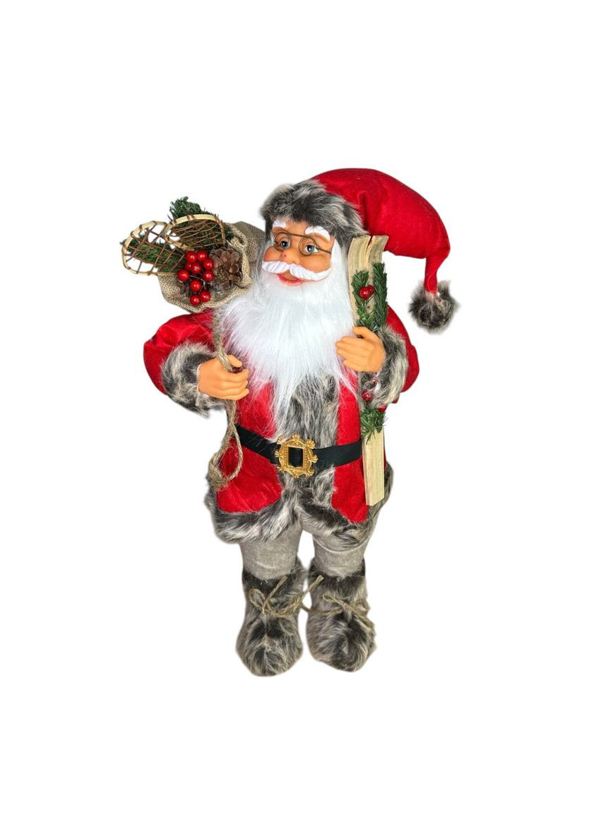 Фігура новорічна Санта 19319 65 см червона No Brand (369345376)