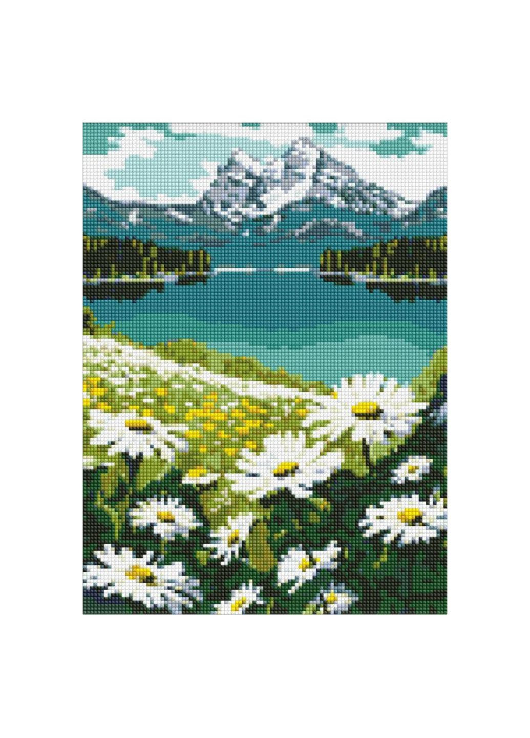 Алмазна мозаїка "Квітучі ромашки" ©art_selena_ua, 30х40 см, AMO7803 IDEYKA (308995910)