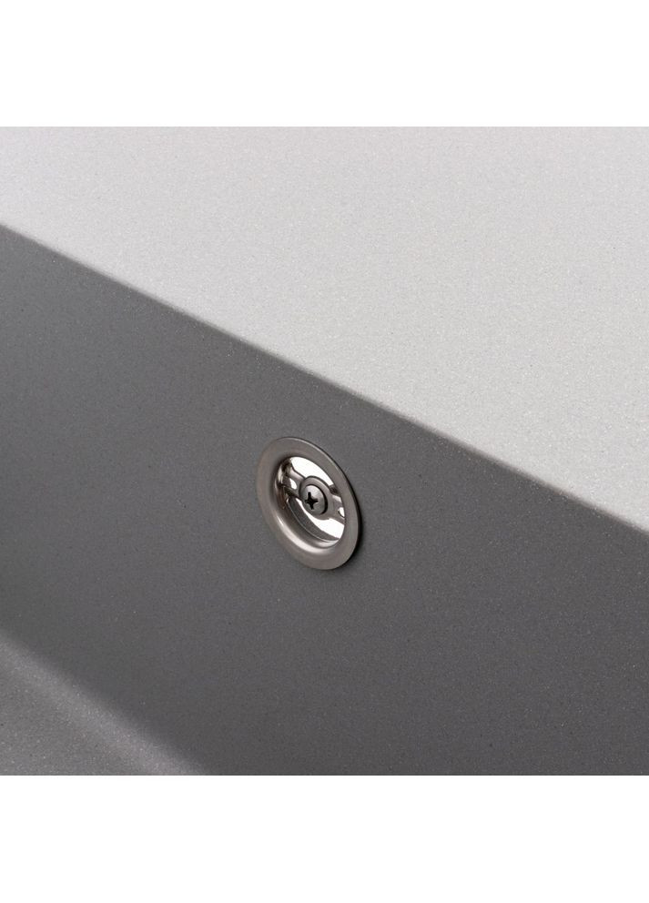 Гранитная мойка для кухни GALANS 7850 матовая Серый металлик Valeso (358059551)