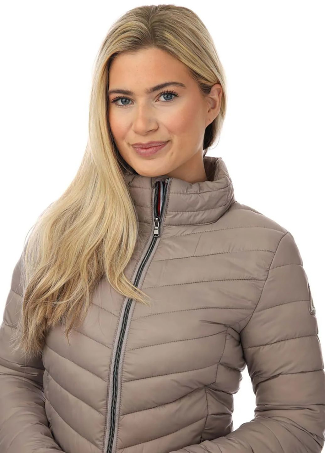 Бежевая демисезонная куртка Harvey&Jones