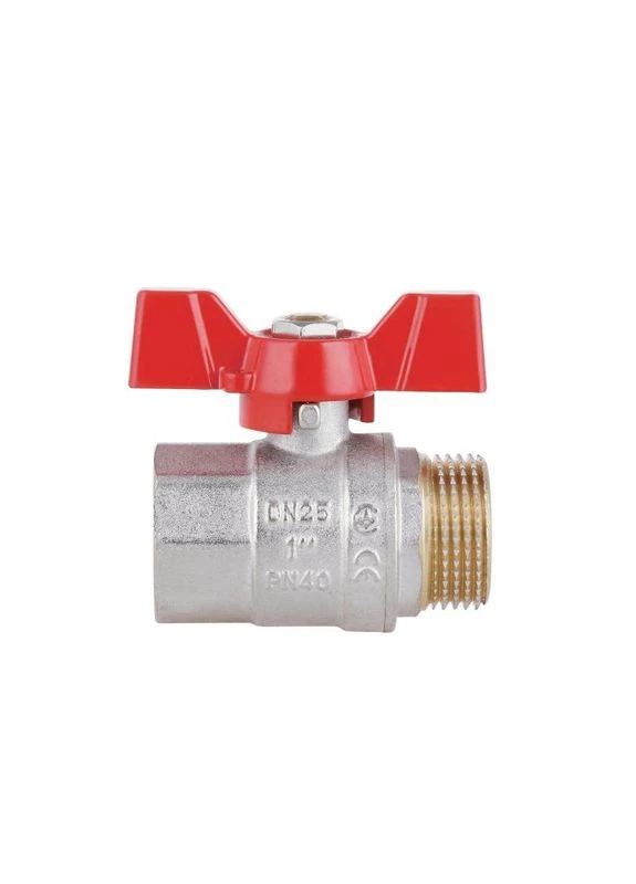 Кран кульовий Standart 1" ВЗ для води (метелик) SD607NW25PN40 Thermo Alliance (397568886)