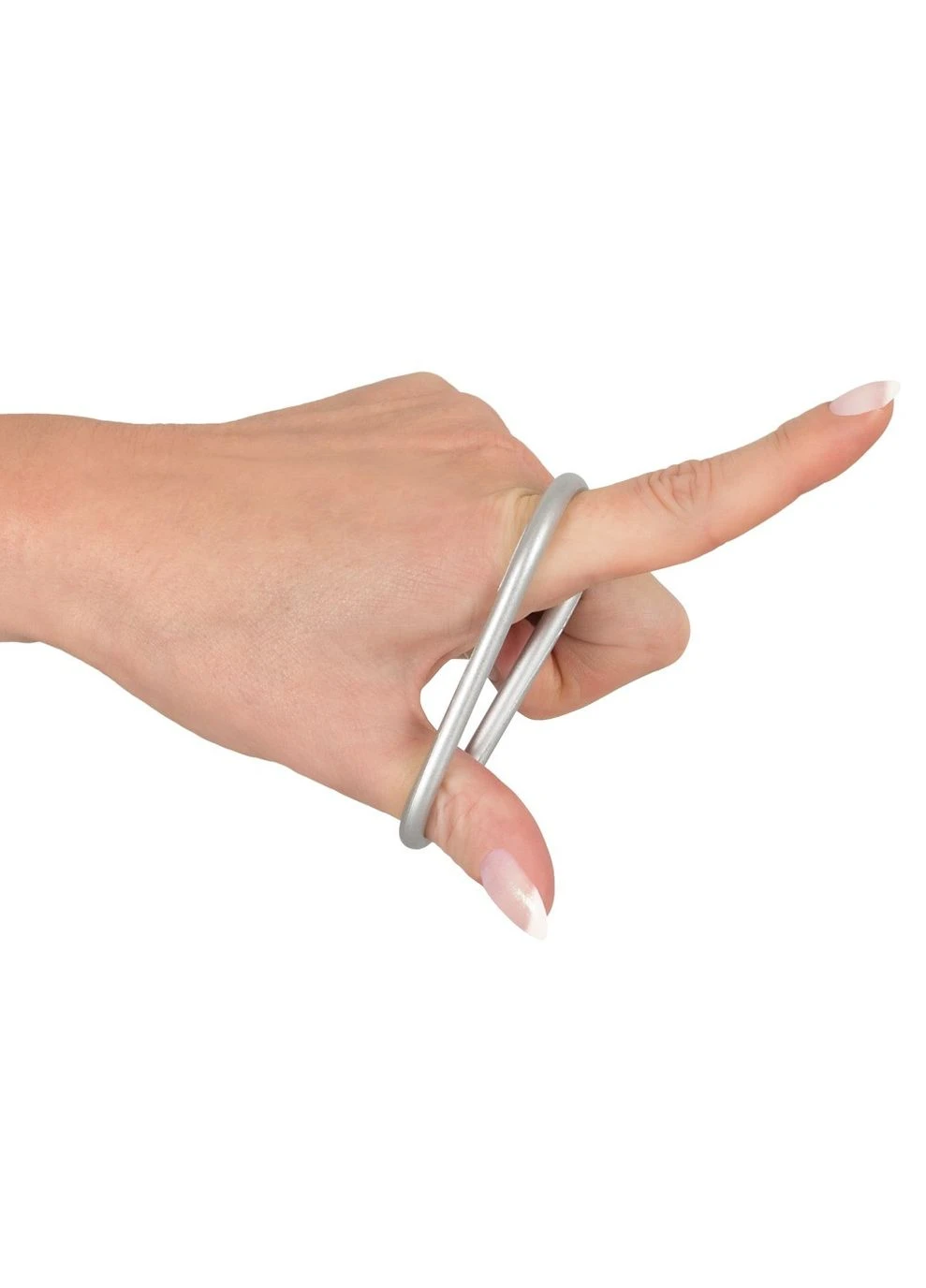 Набор эрекционных колец - Metallic Silicone Cock Ring Set Orion (388552348)