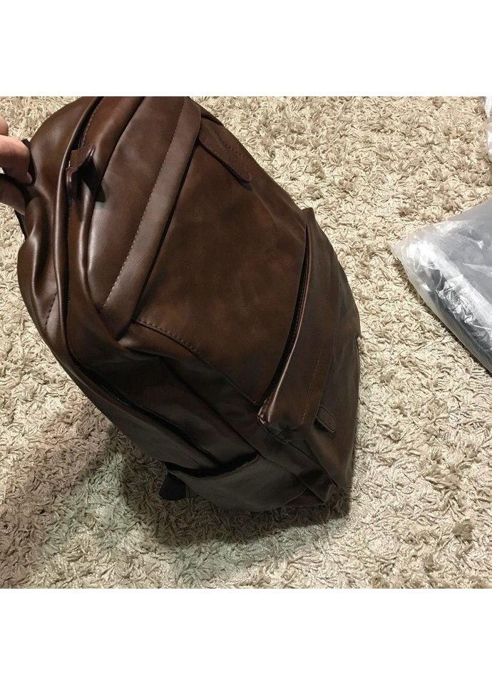 Чоловічий шкіряний рюкзак Feidikabolo чорний міський ранець із натуральної шкіри для дорослих сумка для подорожей ProDobro (363136197)