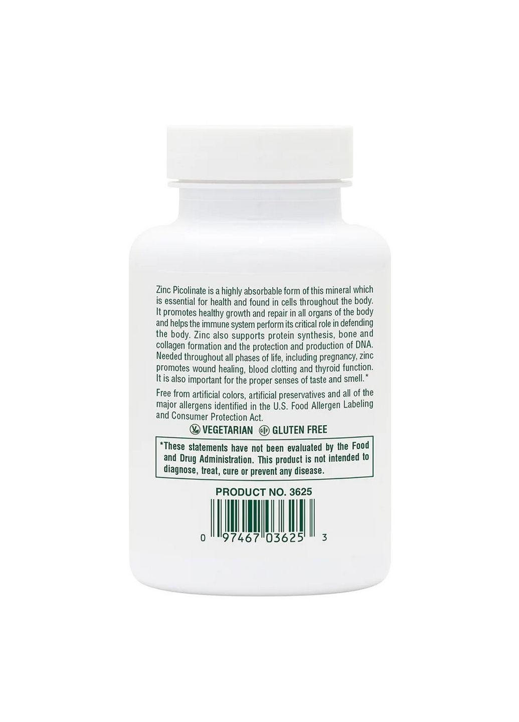 Витамины и минералы Zinc Picolinate Vitamin B6, 120 таблеток Natures Plus (293482278)