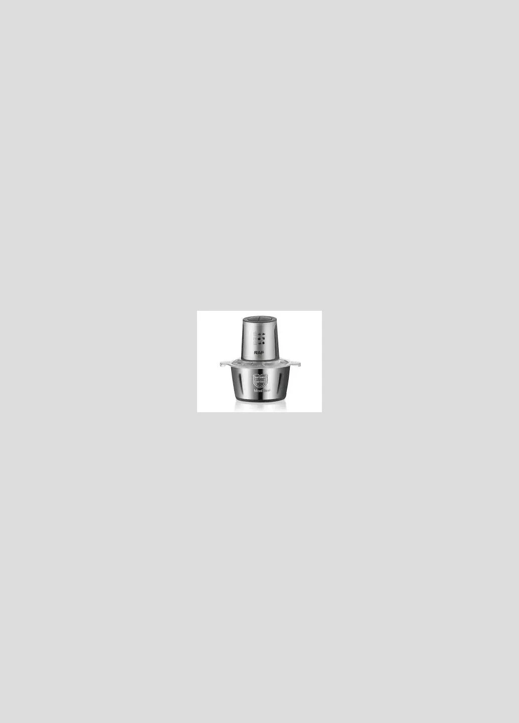 Блендер Raf Food Processor R7019 кухонний подрібнювач 250W металева чаша на 2 л чоппер Military Equipment (357346027)