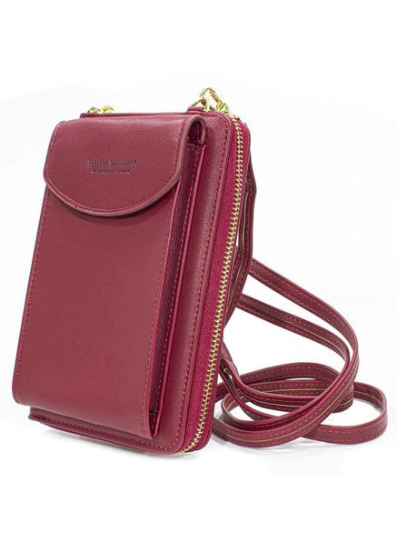 Женский кошелек Red сумка-клатч для телефона денег банковских карт Baellerry N8591 (301214869)