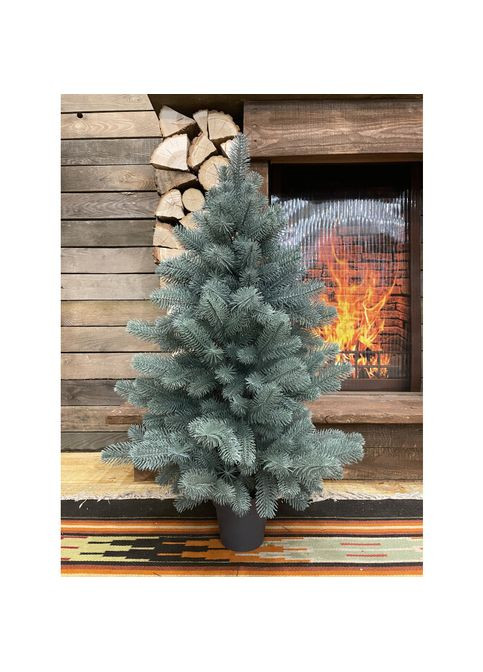 Ялинка лита SGH Premium у горщику 90 см блакитна HVOYA (366964123)