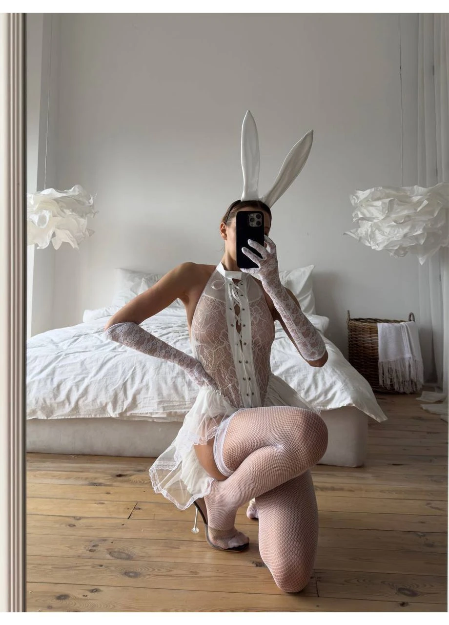 Кружевной боди в стиле bunny Vakko (374424980)