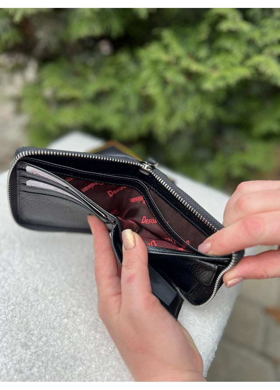 Гаманець жіночий натуральна шкіра лак (950-1) Desisan (371736221)