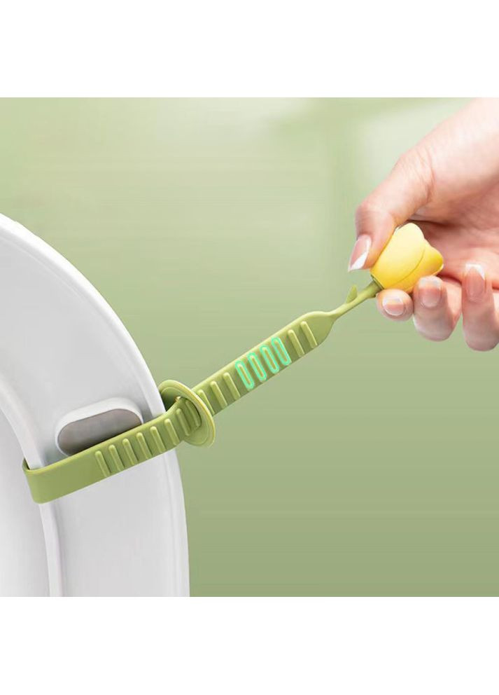 Додаткова ручка на унітаз Тюльпан SU896514 Жовтий/Зелений No Brand (368566368)