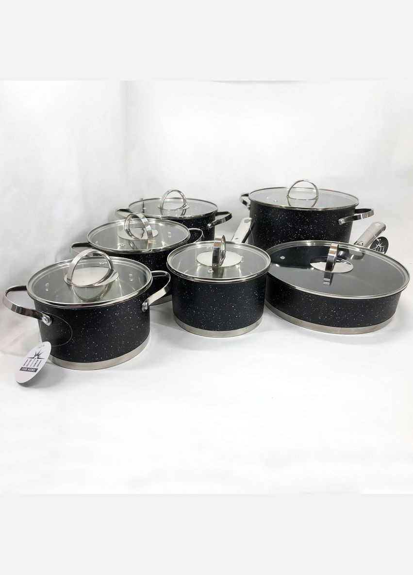 Набор посуды 12 предметов A-2512, набор посуды для электрических плит, сборный набор кастрюль Astra (364665509)