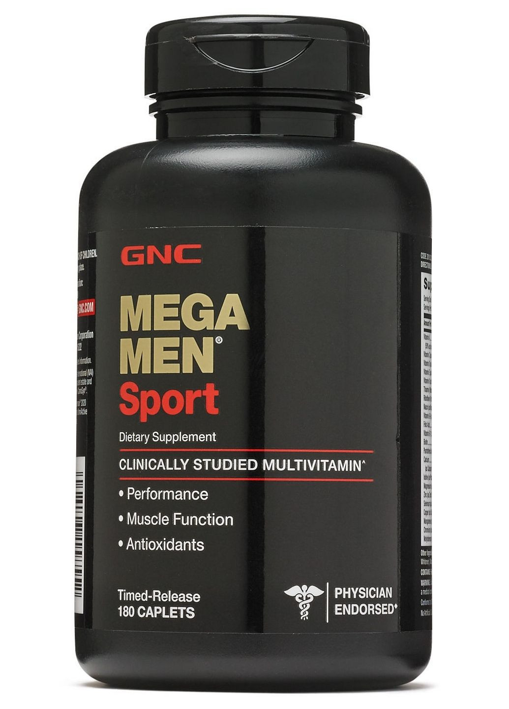 Витамины и минералы Mega Men Sport, 180 каплет GNC (293478875)