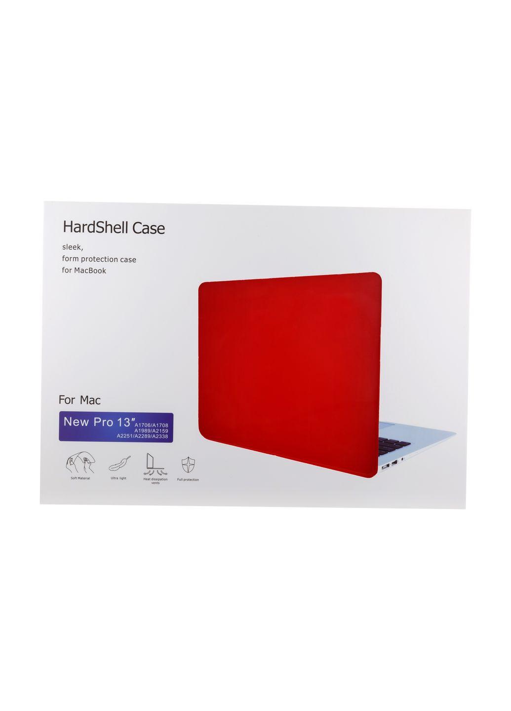 Чохол HardShell Case for MacBook 13.3 Pro 2020 Red Crystal Case APPLE MacBook Pro 13.3" 2016 (336940428)