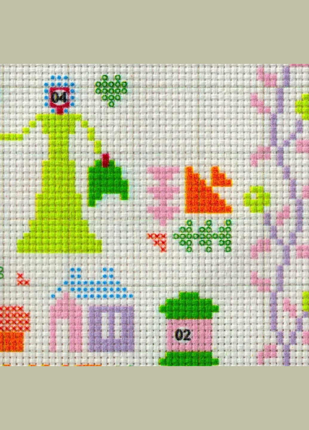 Набір для вишивання за нанесеною на канву схемою "My Home". AIDA 14CT printed 28*28 см Joy Sunday (313614387)