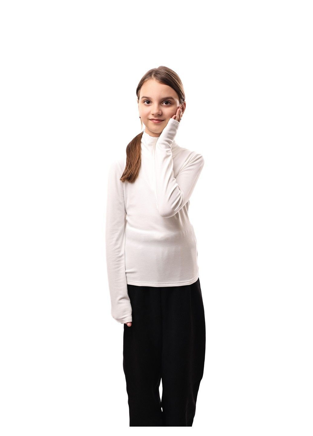 Трикотажний гольф для дівчинки підлітка Texture (363367730)