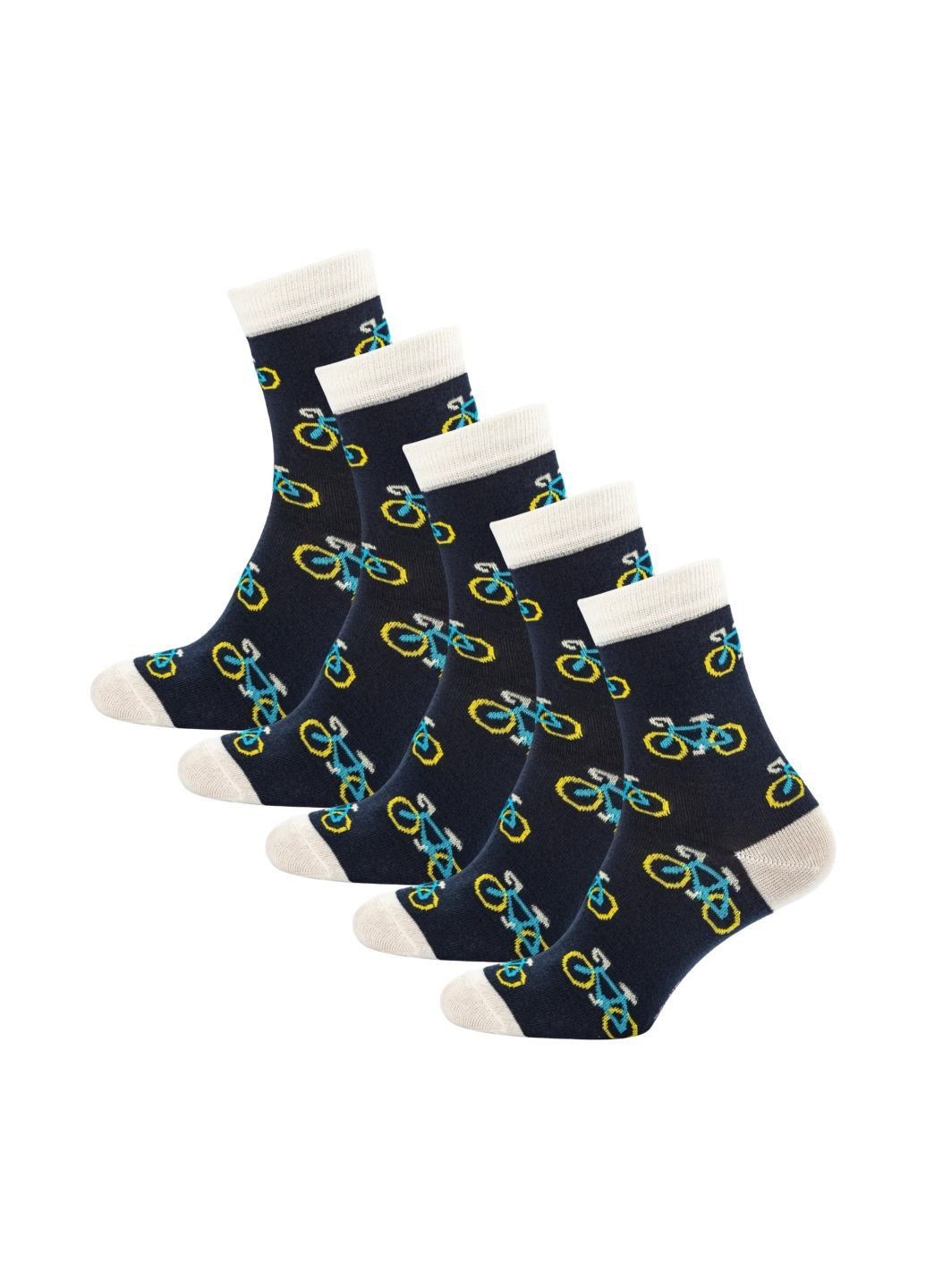 Синие набор (5 шт) мужских носков MZ (302739633)