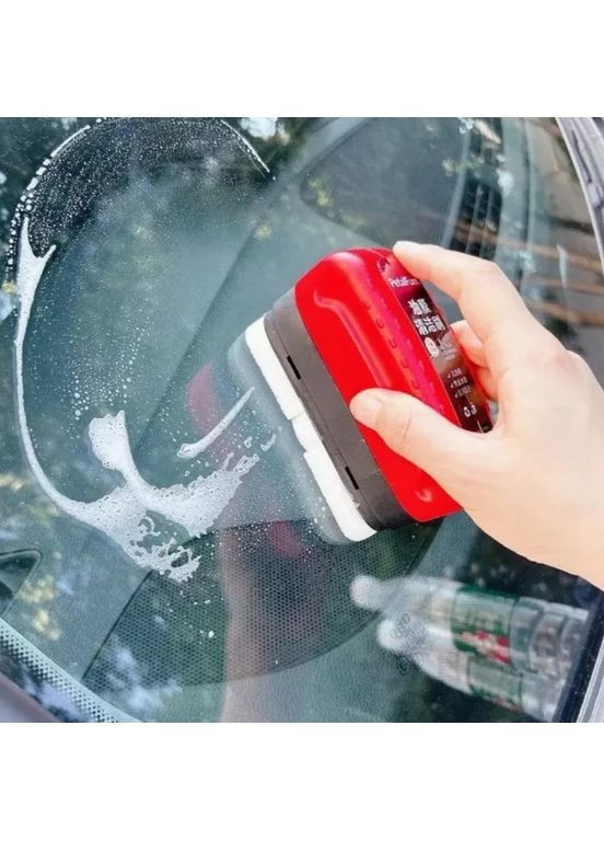 Автомобильная щетка для удаления масляной пленки и налета с лобового стекла автомобиля 2 шт (2104618952) No Brand (373220753)