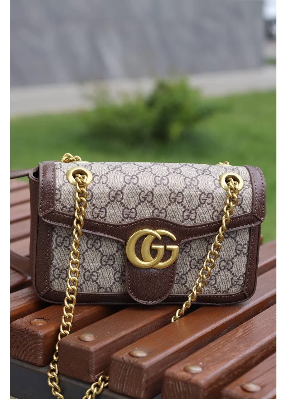 GUCCI коричневый/бежевый No Brand (375406994)