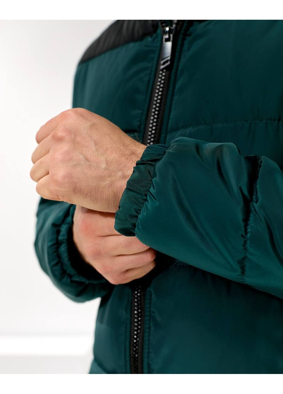 Изумрудная зимняя мужская зимняя куртка No Brand