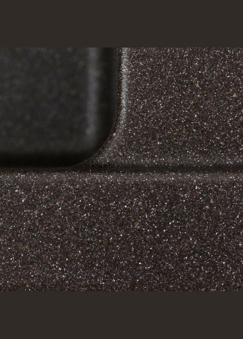 Гранітна мийка для кухні 8650 DIAMOND матовий Моріон Platinum (342071796)