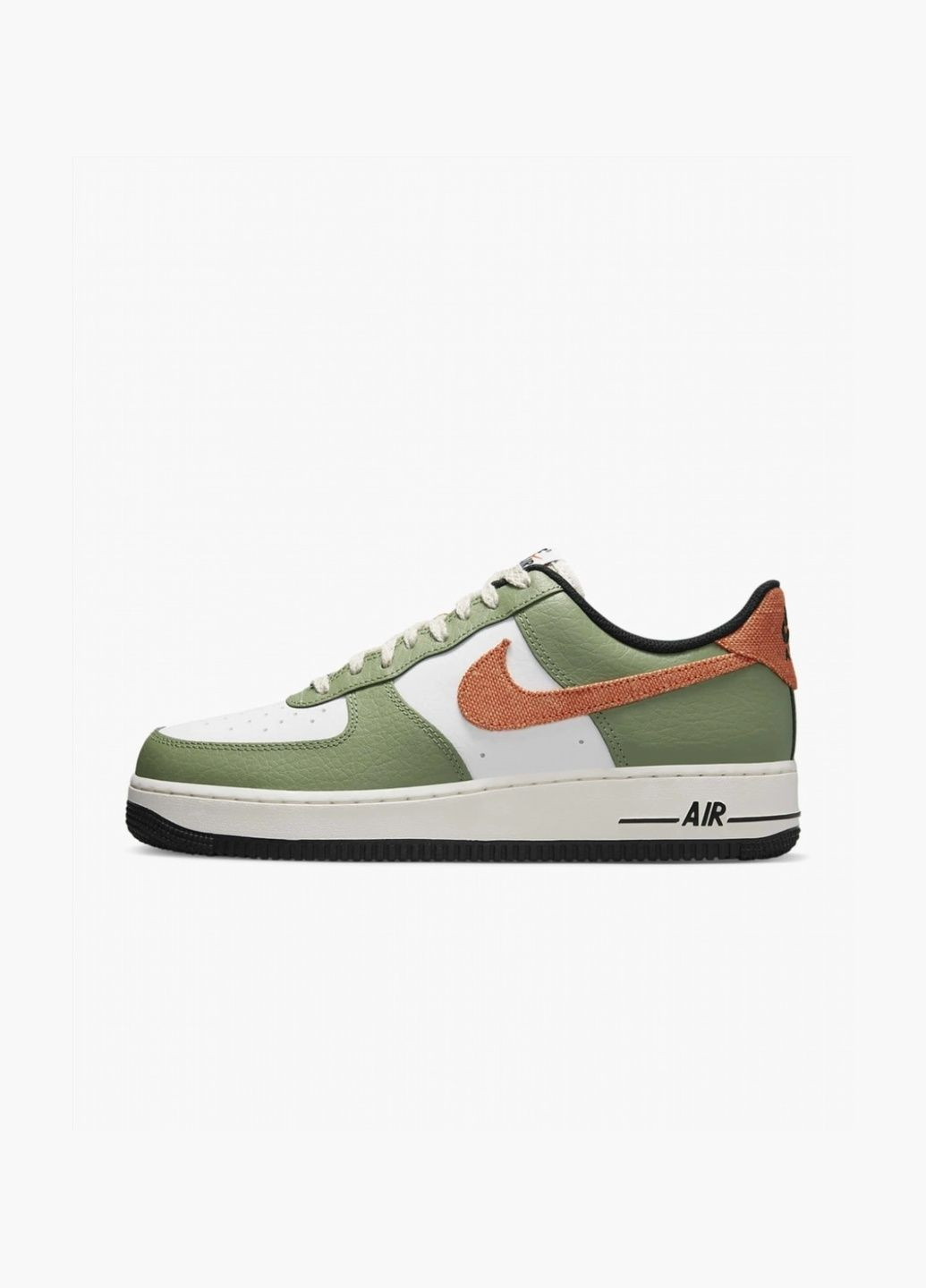Оливкові Осінні кросівки чоловічі air force 1 07 mens shoes olive fd0758-386 Nike