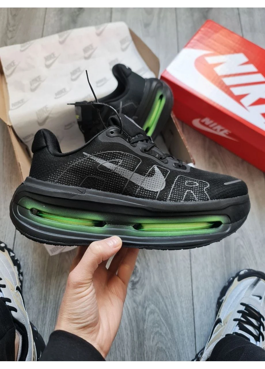 Черные летние кроссовки nike vomero premium black volt найк вомеро роам No Brand