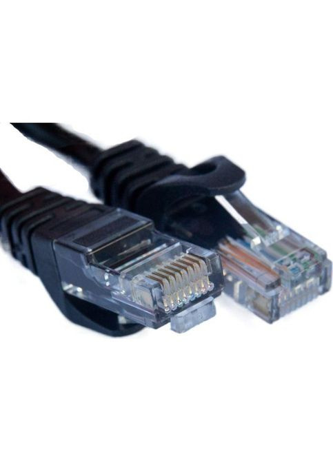 Патч-корд Cablexpert Cat.5e UTP RJ45 1m черный (PP12-1M/BK) (о) Atcom (322840907)